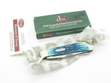 2004 Case XX 6254 Trapper Folding Pocket Knife Caribbean Blue Bone