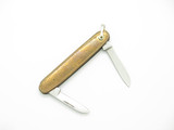Vintage 1970s Anvil Seki Japan 2.75" Folding Brass Stainless Steel Pocket Knife