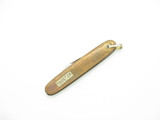 Vintage 1970s Anvil Seki Japan 2.75" Folding Brass Stainless Steel Pocket Knife
