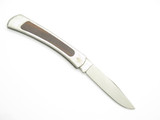 Vintage 1970s S. M. Seki Japan 4" Wood & Stainless Folding Pocket Knife
