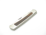 Vintage 1970s S. M. Seki Japan 4" Wood & Stainless Folding Pocket Knife