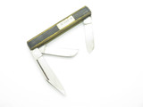 Vintage 1980s KT (Kanetsune) Seki Japan 3.75" Brass & Wood Folding Pocket Knife