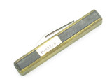 Vintage 1980s KT (Kanetsune) Seki Japan 3.75" Brass & Wood Folding Pocket Knife