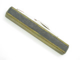 Vintage 1980s KT (Kanetsune) Seki Japan 3.75" Brass & Wood Folding Pocket Knife