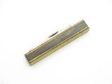 Vintage 1980s KT (Kanetsune) Seki Japan 3.5" Brass & Wood Folding Pocket Knife