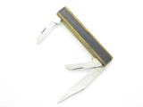 Vintage 1980s KT (Kanetsune) Seki Japan Brass & Wood 3.25" Folding Pocket Knife