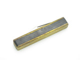 Vintage 1980s KT (Kanetsune) Seki Japan Brass & Wood 3.25" Folding Pocket Knife