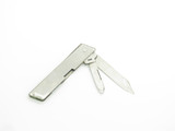 Vtg 1970s Vernco Seki Japan 3.75" Unfinished Stainless Folding Pocket Knife