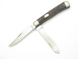 Vintage 1960s Explorer Seki Japan 4.25" Stainless Trapper Folding Pocket Knife