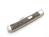 Vintage 1960s Explorer Seki Japan 4.25" Stainless Trapper Folding Pocket Knife