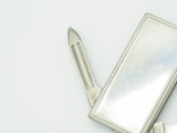 Vintage 1970s Explorer Seki Japan 2" Stainless Money Clip Folding Pocket Knife