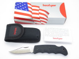 Kershaw USA Black Colt II Folding Hunter Hunting Knife 1045 Vtg Nos