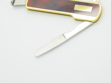 Vtg 1980s Katana Seki Japan Small 3.25" Red Folding Pipe Tool Knife