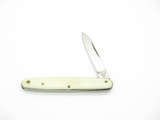 Vintage 1960s Single Blade Seki Japan Small 3" White Bone Folding Pocket Knife
