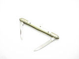 Vintage 1960s Seki Japan Small Folder 3" White Handle Folding Pocket Pen Knife