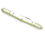 Vintage 1960s Seki Japan Small Folder 3" White Handle Folding Pocket Pen Knife