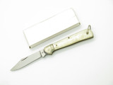 Vtg 1960s S. M. Z. Seki Japan 3.12" White Handle Folding Pocket Knife