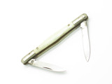 Vintage 1960s Seki Japan Small 3" White Handle Folding Pocket Pen Knife