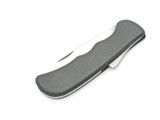 Vintage 1960s Prototype Seki Japan 3.5" Black Folding Pocket Lockback Knife
