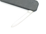Vintage 1970s Seki Japan Small 2.5" Black Handle Folding Pocket Knife