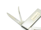 Vintage 1970s Prototype Seki Japan 2.25" Stainless Folding Pipe Tool Knife