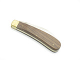 Vintage 1970s Hawkbill Pruner Seki Japan 3.75" Wood Handle Folding Pocket Knife