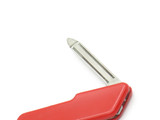 Vintage 1980s Seki Japan 3.75" Red Handle Folding Pocket Knife