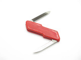 Vintage 1980s Seki Japan 3.75" Red Handle Folding Pocket Knife