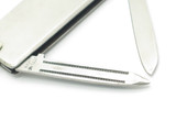 Vtg 1970s Jetline Seki Japan Small 2.12" Stainless Folding Pocket Knife Scissors