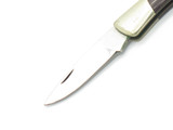 Vintage 1980s Explorer Prototype Seki Japan 2.75" Micarta Lockback Pocket Knife