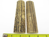 VINTAGE 5 x 1.4 INDIA SAMBAR STAG SCALE SLAB KNIFE MAKING HANDLE GRIP BLANK