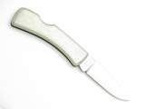 Vintage 1980s Utica 181501 Seki Japan Stainless 3" Lockback Folding Pocket Knife