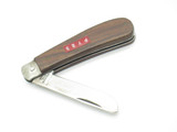 Vintage 1950s Prototype P-723 Seki Japan 3.5" Wood Handle Folding Pocket Knife