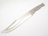 Vtg 1986 Fukuta Parker Liberty Seki Japan Bowie Fixed Knife Making Blade Blank