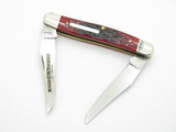 2014 Case XX Muskrat Folding Pocket Knife Limited Pearl MOP Red Bone
