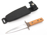 Vintage 1980s Al Mar Fang I Hattori Seki Japan White Dagger Fixed Blade Knife