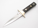 Vintage 1980s Al Mar Fang I Hattori Seki Japan Micarta Dagger Fixed Blade Knife
