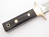 Vintage 1980s Al Mar Fang I Hattori Seki Japan Micarta Dagger Fixed Blade Knife