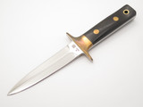 Vintage 1980s Al Mar Fang I Hattori Seki Japan Dagger Micarta Fixed Blade Knife