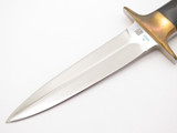 Vintage 1980s Al Mar Fang I Hattori Seki Japan Dagger Micarta Fixed Blade Knife
