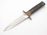 Vintage '80s Al Mar Fang I Hattori Seki Japan Micarta Dagger Fixed Blade Knife