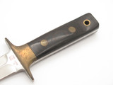 Vtg 1980s Al Mar Fang I Hattori Seki Japan Micarta Dagger Fixed Blade Knife