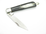 Vintage 1950s S.M.Z. Seki Japan 4.25" Buffalo Horn Handle Folding Pocket Knife