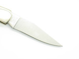 Vintage 1980s Parker Edwards USA 3.75" Bone Lockback Folding Pocket Knife