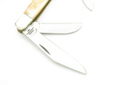 Vintage 1980s Parker USA Stockman 3.87" Bone Handle Folding Pocket Knife