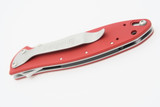 Kershaw Snap On 1660RAT Leek Red Plain Edge Folding Pocket Knife *blem