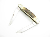 Vintage 1980s Parker Muskrat Imai Seki Japan 3.87" Stag Folding Pocket Knife