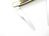 Vintage 1980s Parker Muskrat Imai Seki Japan 3.87" Stag Folding Pocket Knife