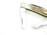 Vintage 1980s Parker-Imai Seki Japan 4" Stag Stockman Folding Pocket Knife