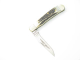 Vtg 1980s Parker Edwards USA Stag Jack 3.5" Folding Pocket Knife